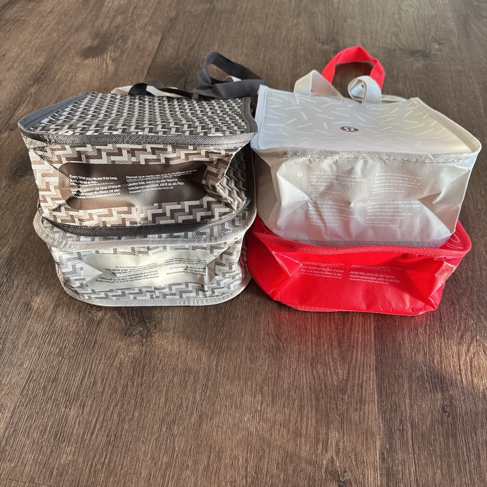 lululemon Shopper Tote Gift Bags - Bundle of 4 - Picture 10 of 11